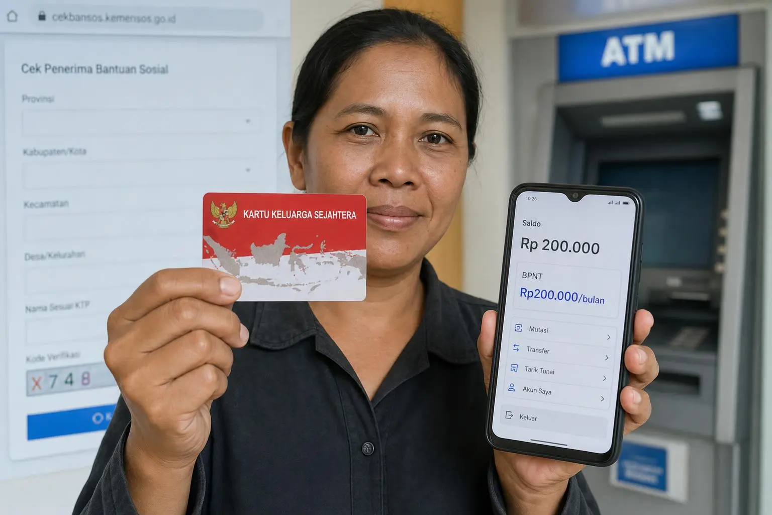 Cara Cek Saldo BPNT 2026 di KKS Lewat HP dan ATM Bank Himbara Secara Akurat Cara Cek Saldo BPNT 2026 di KKS Lewat HP dan ATM Bank Himbara Secara Akurat